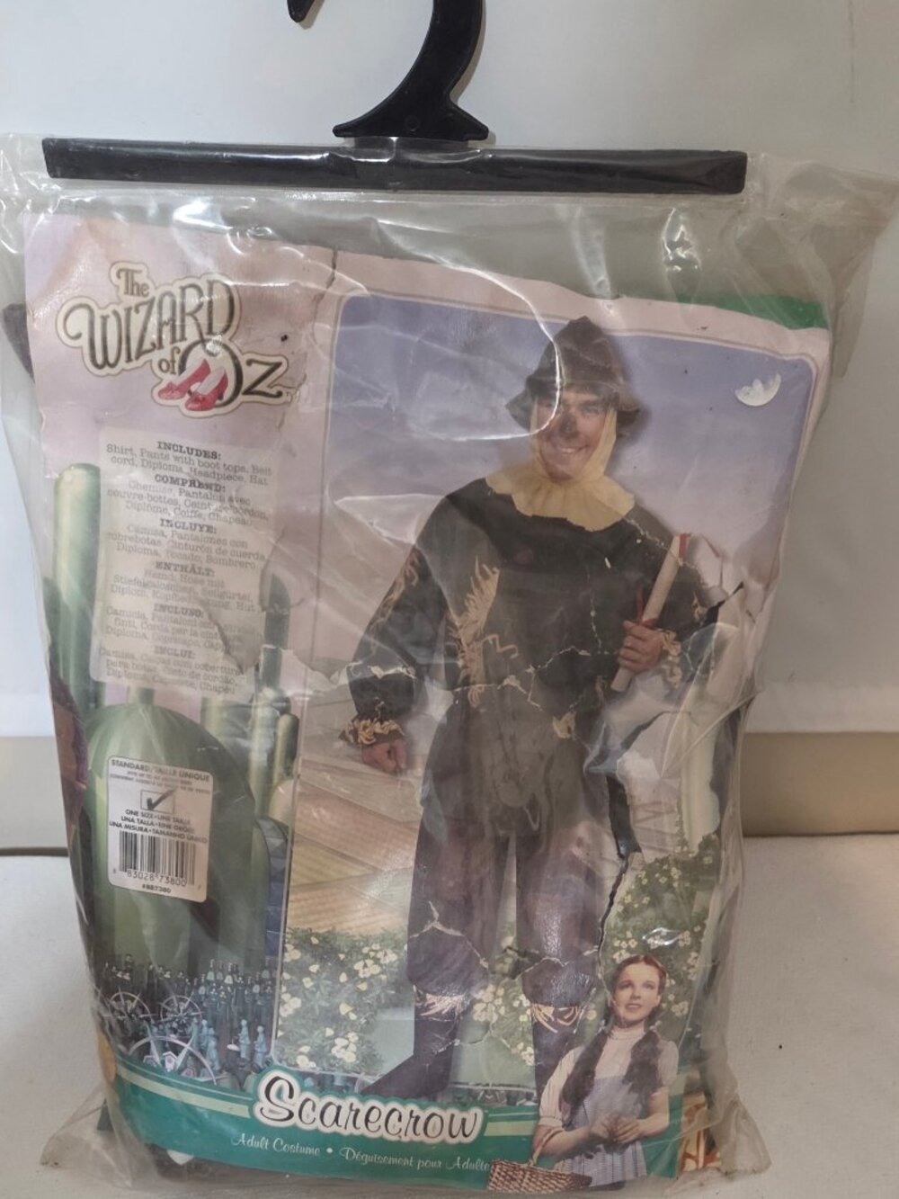 Rubie's 6 PCS Wizard of Oz Scarecrow Costume Adult One Size